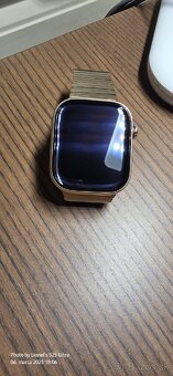 Predám apple watch 10 46mm zlatý titán cellular - 5