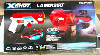 x-shot ZURU Laser 360 s 2 pištoľami s efektmi - 5