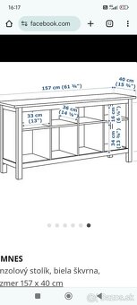 Komoda stolík Hemnes IKEA - 5