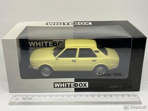 ŠKODA 105L - svetlo žltá - 1/24 - WHITEBOX - 5