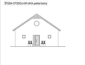 POLOSAMOTA STODOLA A POZEMOK 1080m2 PODKYLAVA -MYJAVA -VOĽNÁ - 5