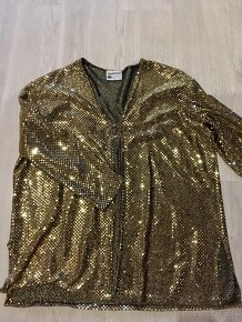 feminine collection gold damsky trblietavy cardigan-sveter - 5