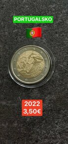 Euromince - pamätné dvojeurové mince Portugalsko - 5