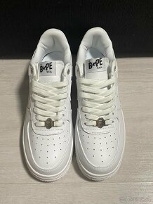 Bape Bapesta Biele Na Predaj - 5