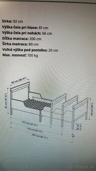 Posteľ IKEA LEKSVIK - 5