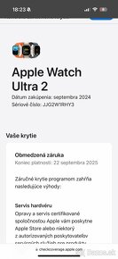 Predam Apple Watch ultra 2 49mm Black Len odskúšané - 5