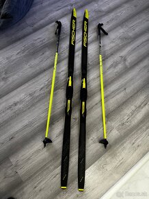 Detské bežky Fisher s viazaním a paličkami 150 cm ako nové - 5