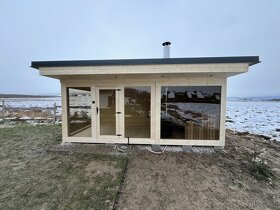 Exteriérová sauna s odpočinkovou miestnosťou - 5