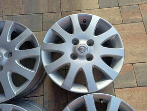 Orig.hlinikove disky Nissan Almera-6Jx16-ET-45-4x114,3 - 5