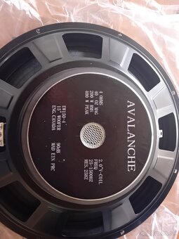 15" palcové basove repro basaky subwoofer - 5