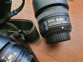 Fotoaparát zrkladlovka Nikon D3100 a 3 objektívy 50mm f/1.8 - 5