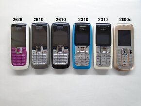 NOKIA 2626 2610 sivá 2610 čierna 2310 modrá 2310 biela 2600c - 5