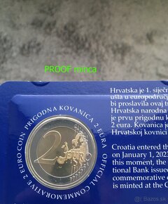 Coincard 2 euro Chorvátsko BU-PROOF 2023 - CHYBOVÝROBA - 5