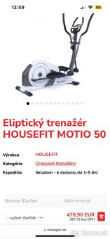 Eliptický trenažér House Fit motio 50 - 5