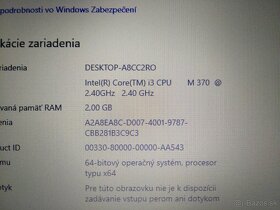 predám základnú dosku  notebooku Hp elitebook 8540p - 5