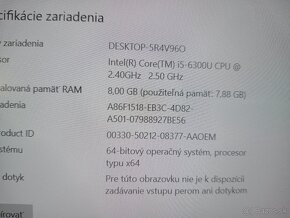 predám základnú dosku pre notebook Hp elitebook 820 g3 - 5