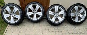 Orig. alu disky. AUDI A4 A5  5x112 8J x18 ET 25  245 40 R18  - 5