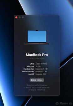 MacBook pro M3 PRO 18GB - 5