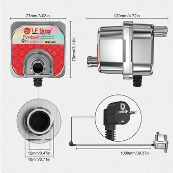 elektricky ohrev motora 230v 1500W - 5