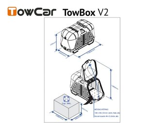 Tow box V2, kufor, nosič batožiny - 5