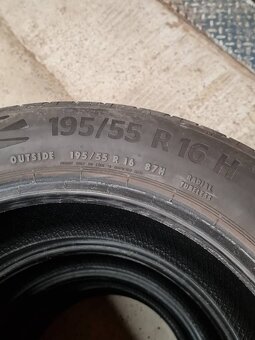 4x Continental - 195/55 R16 87H letné pneumatiky - 5