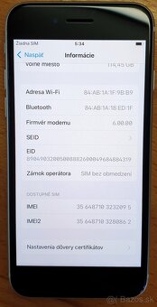 Krásny Iphone SE 128GB batéria 88 percent - 5