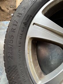 zimná sada Mercedes 5x112 225/55 R17 - 5