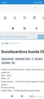 Snowboard bunda DC 10000 - 5