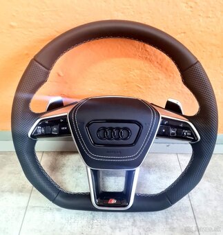 AUDI VOLANT - SPORTOVY S LOGOM S + AIRBAG + RS PADLA - 5