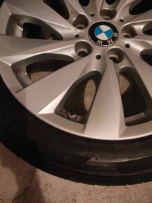 4ks alu disky orig. BMW 5x120 R17 pneu 225/45 R17 - 5