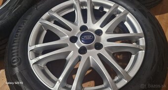 Predám letnú sadu alu disky Ford 5x108 R16 ,205/55 R16 - 5