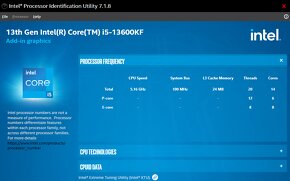 Intel Core i5-13600KF v zaruke do 27.01.2026 - 5