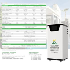 ✳️Solárna batéria 15.36KWH, Lifepo4 300Ah. Doredaj super cen - 5