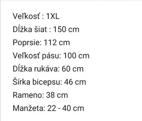 Spoločenské šaty, veľ. 1XL - 5