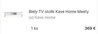 TV stolík “Kave Home” Znížená cena - 5