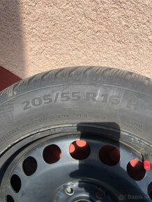 Predám disky so zimnými pneu 205/55 R16 91H - 5