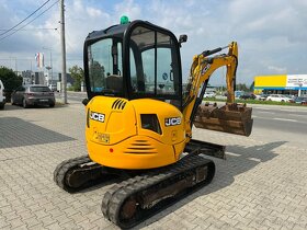 Minibager minirypadlo JCB 8025 ZTS,  3 lizice, rychloupinak - 5