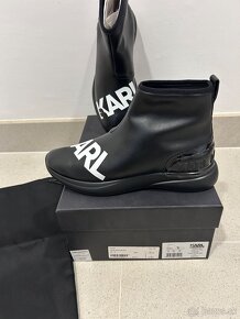 Karl Lagerfeld 37 čižmy /  boots čierne nové - 5