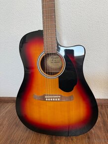 Fender FA-125CE Sunburst Elektroakustická gitara Dreadnought - 5