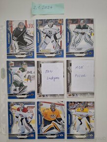Hokejové karty - brankári COMPENDIUM BLUE - 5