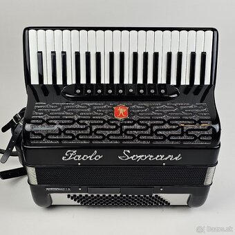 Akordeon harmonika paolo soprani professional 96bas TOP stav - 5