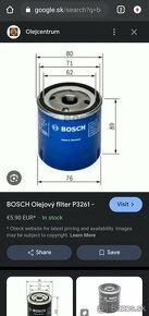 Bosch olejový filter, Bosch filter paliva, brzdové platničky - 5