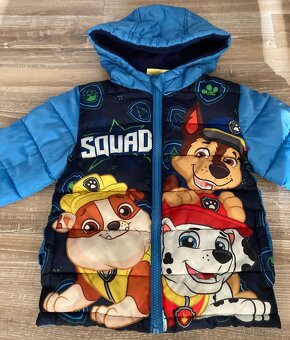 Detská chlapčenská zimná bunda labkova patrola/paw patrol - 5