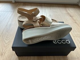 ECCO FLOWT WEDGE CORK SANDAL vel. 38 - 5