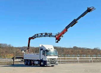 9155 - Mercedes Actros 2636 - 6x4 - Valník + HR-PALFINGER PK - 5