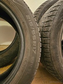 Predam zimné pneumatiky 215/55 R17 Nokian WR A4 - 5