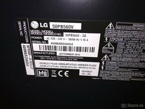 Plazmový televízor LG 50PB560V, CHYBA OBRAZU, 127cm - 5