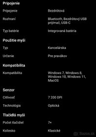 Predám  bezdrôtovú myš 3Dconnexion CadMouse Compact Wireless - 5