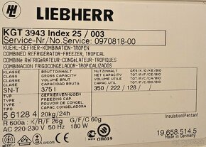 Chladnicka s mraznickou Liebherr KGT 3943 - 5