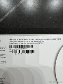 Apple Watch SE 2024 40mm - 5